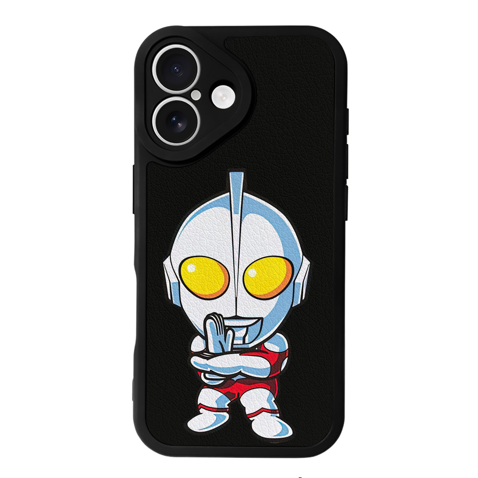 （画像用） ウルトラマン Ultraman 【iPhone 16シリーズ対応】シリコンスマホケース（レザー調） 材質：シリコン